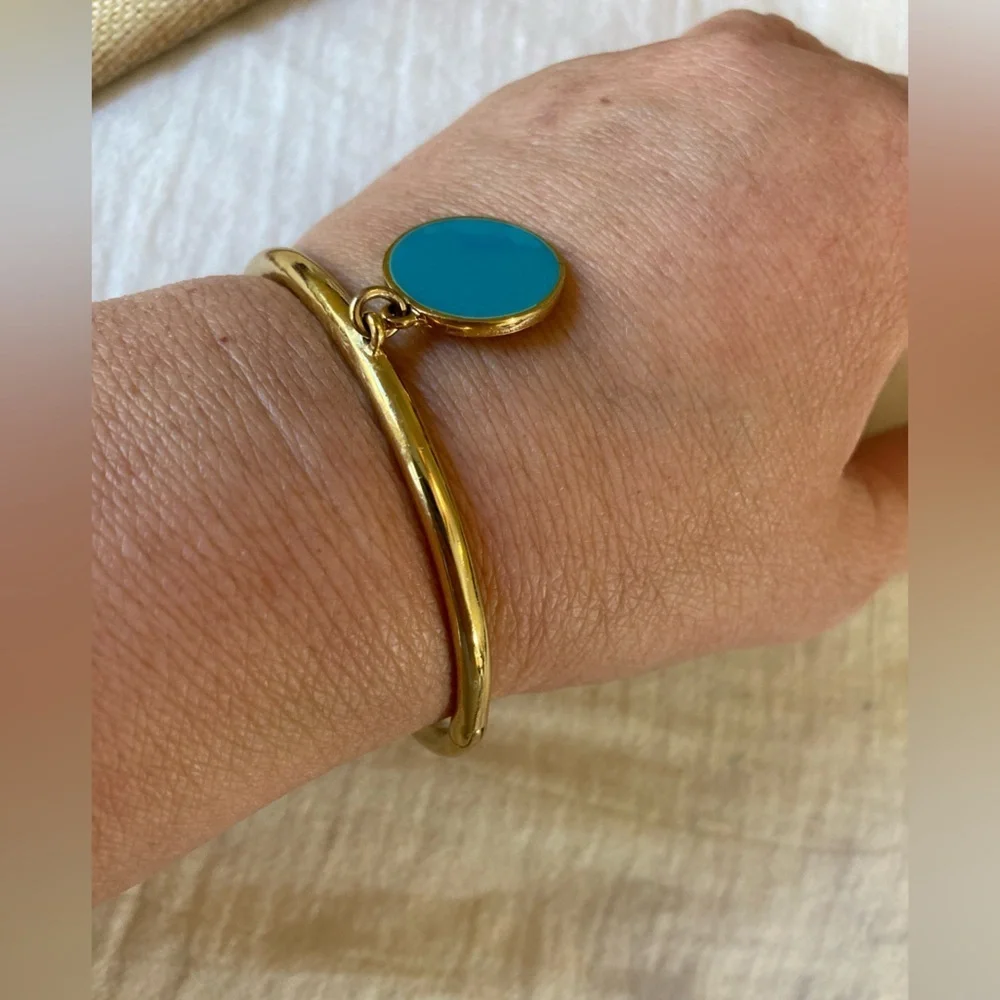 Kate Spade NY Inspirational Make Waves Hinged‎ Charm Bracelet - Picture 4 of 6